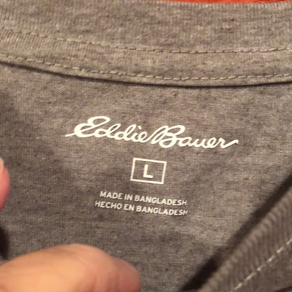 Eddie Bauer - Large - Bundle of 2 - Legend Wash Cotton Blend - Classic Crew Tee - Picture 9 of 9